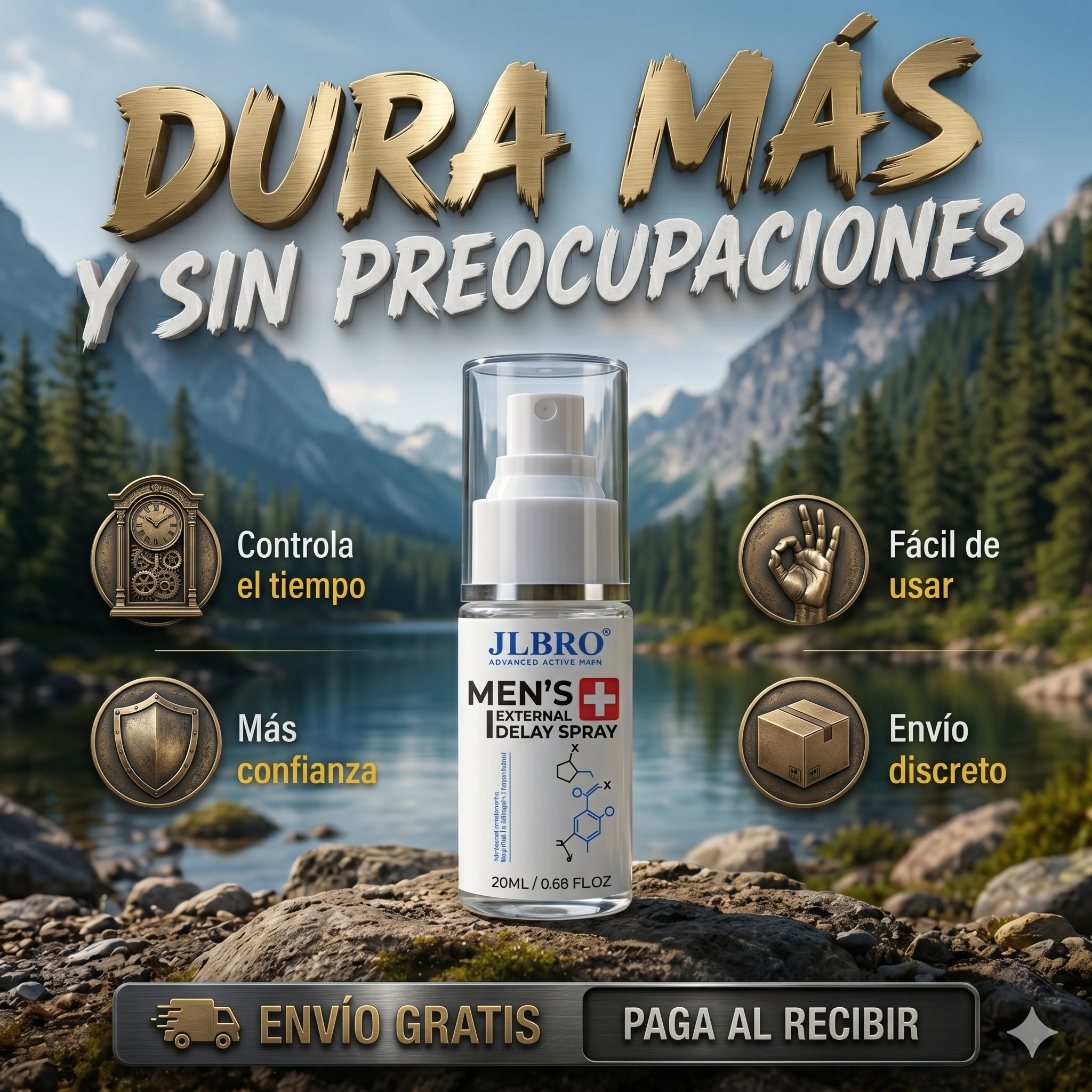 𝐉𝐉𝐋𝐁𝐑𝐎 𝐌𝐄𝐍¨𝐒 𝐒𝐏𝐑𝐀𝐘 +Envio incluido🎁